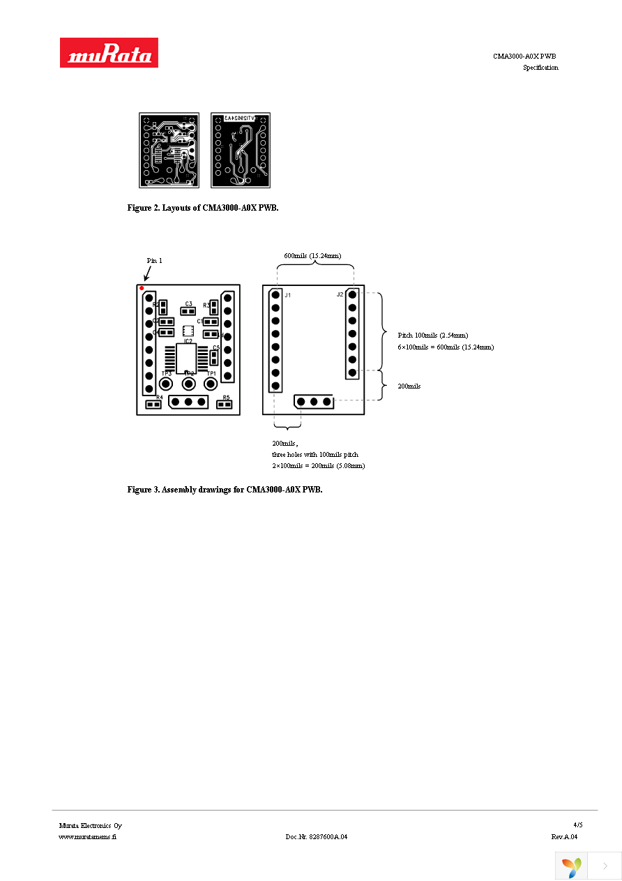 CMA3000-A01 PWB Page 4